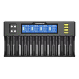 Carregador De Bateria Liitokala Lii s12 Carga E Descarga 9v 110v 220v