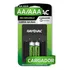 Carregador De Bateria Rayovac Maxi Aa E Aaa Com 2 Baterias Aa De 1,2 V