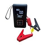 Carregador De Baterias Sem Fio Carga De Bateria Carro Com Compressor De Ar Portatil Luz De Emergencia E Carrega O Celular Chupeta Enche Pneu Do Carro Moto Piscina Inflavel Novidade Premium