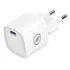 Carregador De Parede Turbo Super Rápido Gan Ultra Slim Tipo C 20w Compatível C/ iPhone E Android Certificado Anatel Gshield Cor Branco