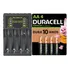 Carregador De Pilha Aa E Aaa C/ 4 Pilhas Duracell Pequena Aa
