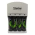 Carregador De Pilhas Palito E Média Com 4 Pilhas Aa 4800mah