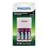 Carregador De Pilhas Philips Com 4 Pilhas Aa De 2450mah