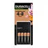 Carregador De Pilhas Recarregáveis Duracell Aa aaa Com 4 Aa