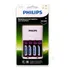 Carregador De Pilhas Recarregável Philips C/ 4 Pilhas Bivolt