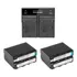 Carregador Dublo Np F970 +2 Bateria Np F970 Iluminador Led