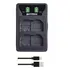 Carregador Duplo Nikon En-el15c D610 D750 D7500 D800 C/ Nfe