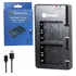 Carregador Duplo Np-bg1/fg1 Para Dsc-w55 W80 W110s W170r