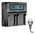 Carregador Duplo Rápido Para Bateria Panasonic Blf19 Com Usb Cor Preto