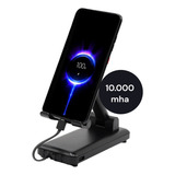 Carregador E Suporte Para Celular   Portátil   Dobrável   Conexão Para Tipo C   V    Usb C E Lightining   Kapbom Ka 978 Usb Preto