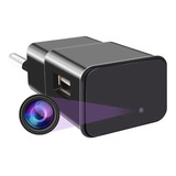 Carregador Espião Filma Em Full Hd Wifi 1080p Camera Ip Usb 