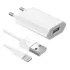 Carregador + Fonte Usb Compatível Com iPhone 11 12 13 14 Pro Max Cor Branco
