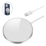 Carregador Indutivo Magnético 15w Tipo C Compartível Iphones