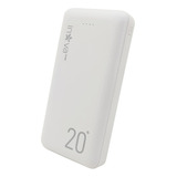 Carregador Inova Kv p203 Usb Portátil Com Cabo Carregamento Super Rápida Branco