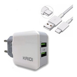 Carregador Kaidi Rapido Celular