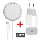 Carregador Magnético Magsafe Compatível Com iPhone Turbo