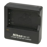 Carregador Mh-61 P/ Bate-ria Nikon P520 Original + Nf