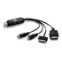 Carregador Multifuncional 4 Em 1 Usb + Dados Uc-14 C3tech