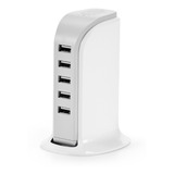 Carregador Múltiplo De Mesa Universal 5 Portas Usb - Pratico