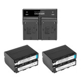 Carregador Np F970 2bateria