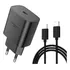 Carregador Para Samsung Turbo 45w A72 S20 S21 S22 S23 S24  Cor Preto