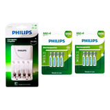 Carregador Philips 8 Pilhas