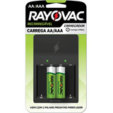 Carregador Pilha Xbox + 2 Aa Recarregável 1350mah Rayovac