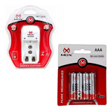 Carregador Pilhas Bateria Super