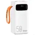 Carregador Portátil Meeky Power Bank 50.000mah Universal Externa Tela Display Digital Carga Rápida Cor Branco