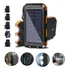 Carregador Portátil Powerbank 20000 Mah Com Solar E 2leds