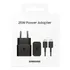 Carregador Samsung 32843 Usb-c De Parede Com Cabo Carregamento Super Rápida Preto