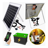 Carregador Solar Bateria 12v
