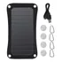 Carregador Solar Portátil Pv Light 6.5w - Ubs Tipo A - Kit 