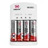 Carregador Super Rápido + 4 Pilhas Recarregável Aa 2600mah