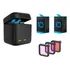 Carregador Triplo + 2 Baterias Gopro Hero 10 Garantia 1 Ano