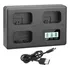 Carregador Triplo Np-fw50 Para Sony A6300 A6400 Zv-e10
