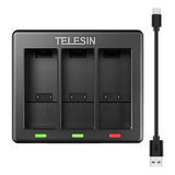 Carregador Triplo Telesin Para