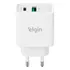 Carregador Turbo 20w Pd Tipo C usb Ultra Rápido Elgin Cor Branco Qc 3 0