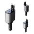Carregador Turbo Carro P/ iPhone E Tipo-c Retrátil 4em1 66w