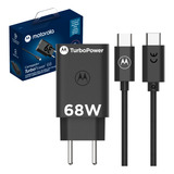Carregador Turbo Power Usb c 68w Cor Preto