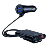 Carregador Turbo Veicular Para Uber 99 Power Usb 4x1 Premium