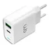 Carregador Turbo Wb Duas Portas Usb-c E Usb-a 20w Compatível Com Kindle, iPad E Tablet Branco
