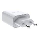 Carregador Ultrarrápido Duplo Power Delivery 20w Quick Charge 18w Ch20pdqc Geonav Branco