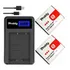 Carregador Usb + 2 Bateria Np-bg1 Para Sony H50 H9 H7 H10 .