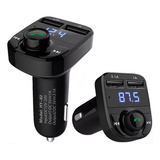 Carregador Usb Carro Com Bluetooth Mp3 Transmissor Fm 12v