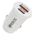 Carregador Veicular Duplo Pd Tipo C + Usb 20w Turbo Anatel Cor Branco