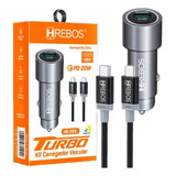 Carregador Veicular Turbo 20w