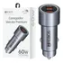Carregador Veicular Turbo Carro Celular 2x Usb Tipo C 60w