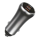 Carregador Veicular Usb C Turbo 60w Compatível Com Novo Iphone 15 16 Pro Max Plus Duas Portas Carregamento Ultra Rápido Para Carro Premium