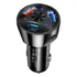 Carregador Veicular Usb Turbo 3.1a Usb-c 3 Saidas 55w Fast